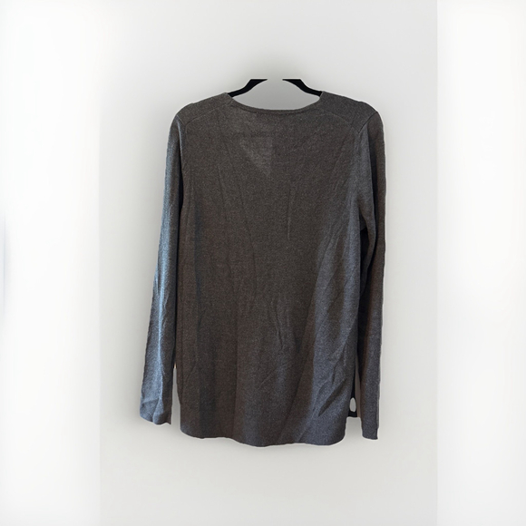 Ann Taylor Loft Med Women’s Dark Gray Sweater, Soft - Picture 3 of 4